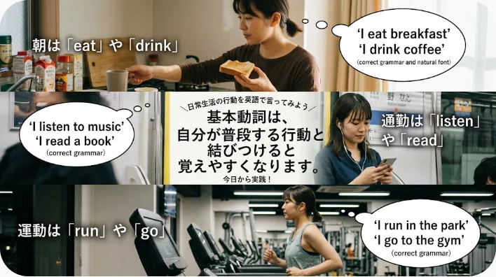 ノートパソコンとノートを使ってインターネット関連の英語表現を学ぶ日本人の成人学習者