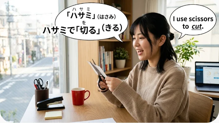 ほうき、ちりとり、モップ、掃除機、布などの掃除道具を並べた画像