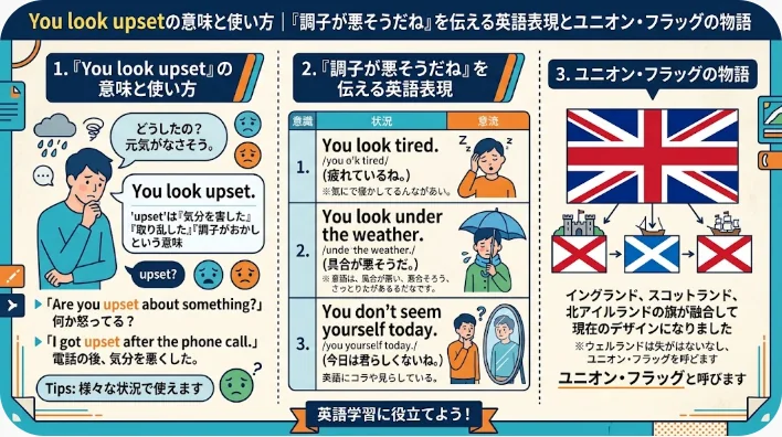 テーブルで浮かない顔をしている少女に、祖母がやさしく声をかけている家庭の場面