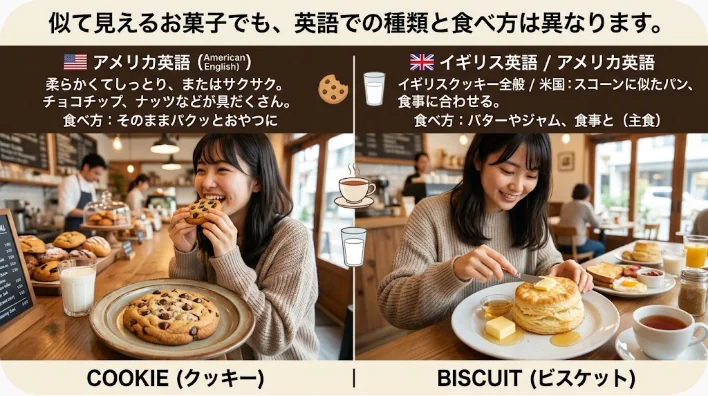 フルーツ系ソフトキャンディーとグミとチューインガムの食感を比較した画像