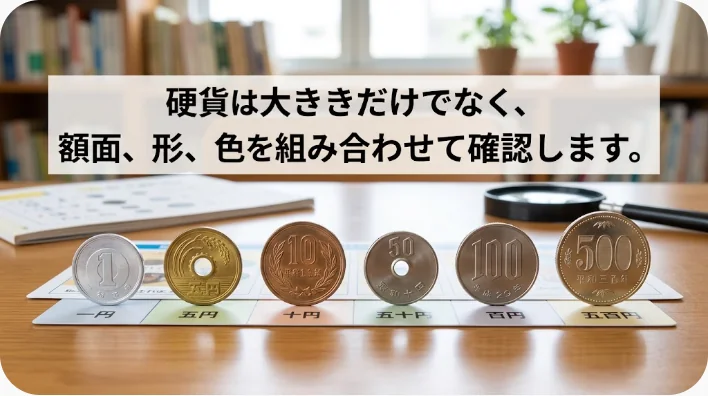 銅色、銀色、七角形、二色構造を含むイギリスの8種類の硬貨