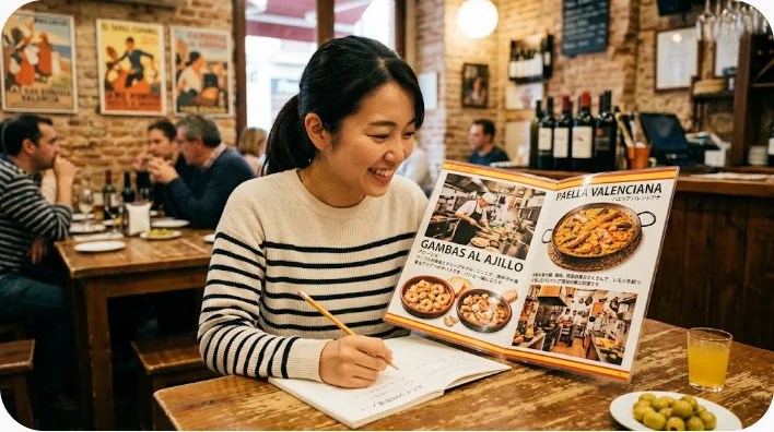 伝統的なハワイ料理とローカルフードを分けて並べたテーブル
