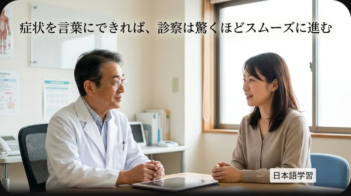 パスポートと旅行保険の書類の横で、小さなメモカードに持病や常用薬を書き込んでいる手元
