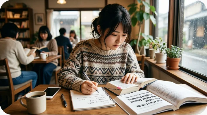 日本の玄関で客が靴を脱ぎ、家の人が迎えている家庭訪問の場面