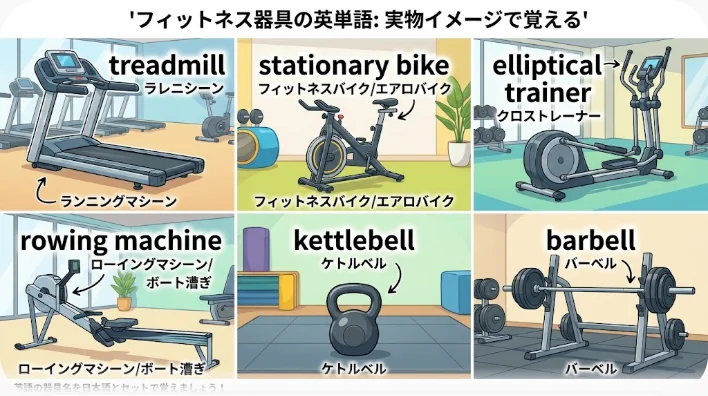 ランニングマシン、エアロバイク、クロストレーナーが整然と並ぶ無人の有酸素運動エリア