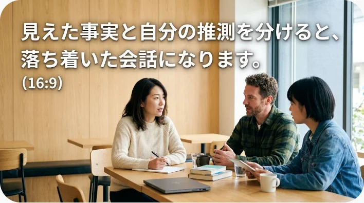 ネス湖畔で湖面の波紋を見ながら会話する日本人英語学習者と現地ガイド
